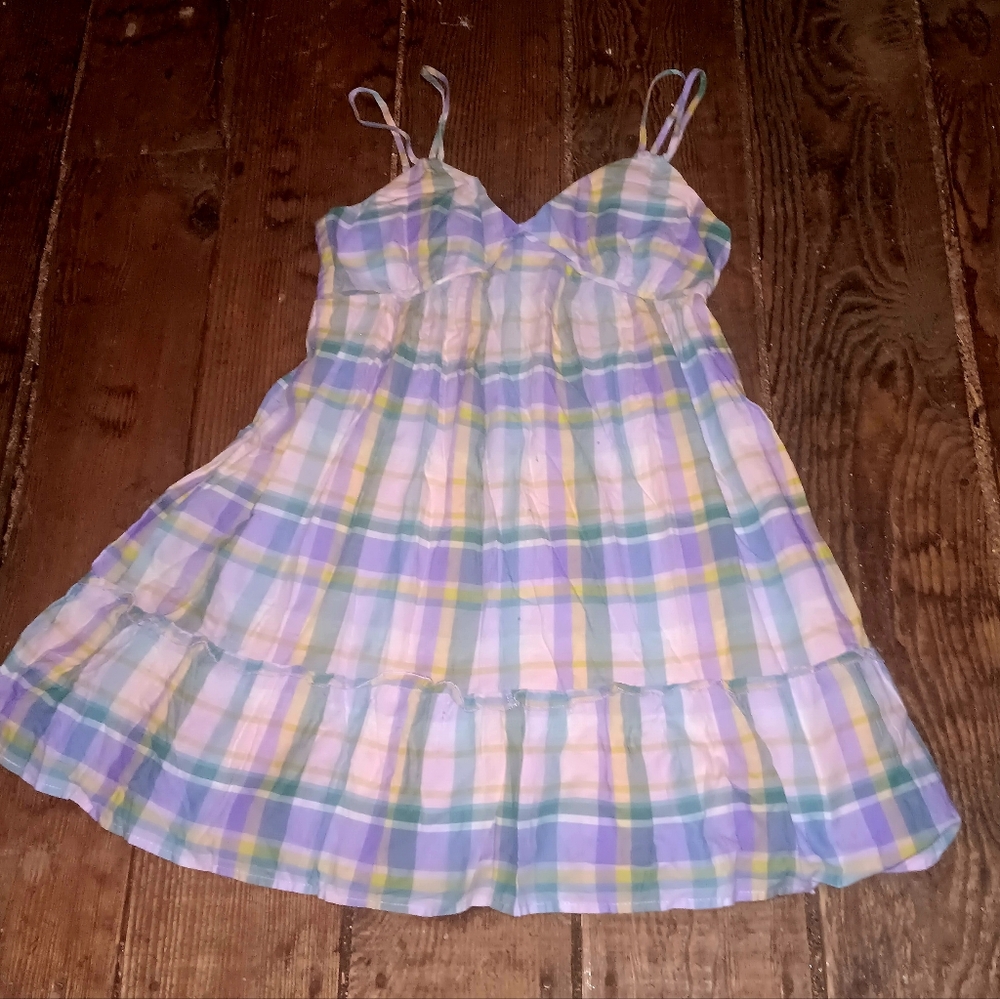 Natural Life Multicolor Tiered Dress